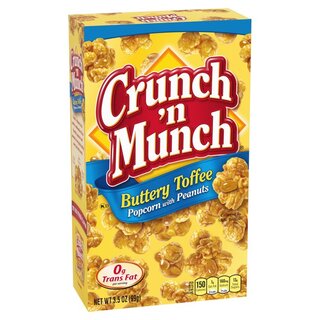 Crunch n Munch Buttery Toffee Popcorn mit Erdnsen - 99g