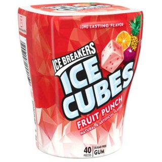 Ice Breakers - Ice Cubes Fruit Punch - Sugar Free - 40 Stck