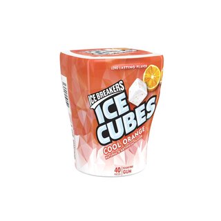 Ice Breakers - Ice Cubes Orange - Sugar Free - 40 Stck