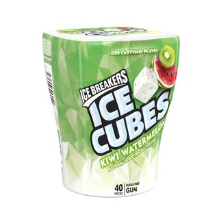 Ice Breakers - Ice Cubes Kiwi Watermelon - Sugar Free - 40 Stck