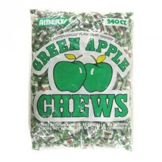 Alberts - Green Apple Chews - 635g (240 Stck)