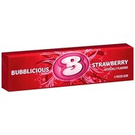 Bubblicious Strawberry 5 Stck - 1 x 38g