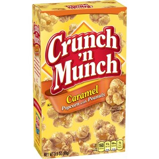 Crunch n Munch Caramel Popcorn mit Erdnsen - 99g