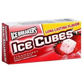Ice Breakers - Ice Cubes Strawberrysmoothie - Sugar Free - 3 x 10 Stck