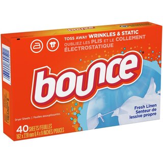 Bounce Fresh Linen Dryer Sheets Original - 40 Stck