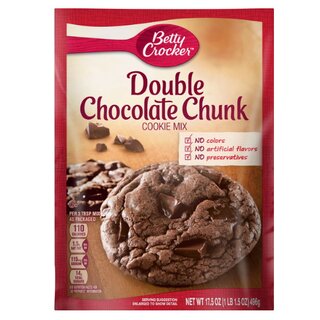 Betty Crocker - Double Chocolate Chunk - 496 g