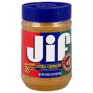 crunchy jif peanut butter extra 454g